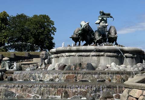 Der Gefion-Brunnen in Kopenhagen