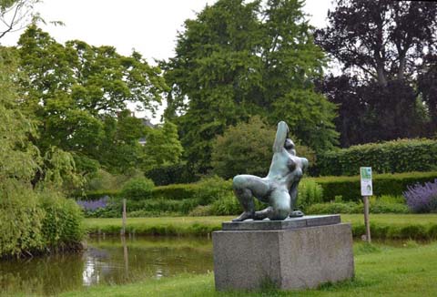 Der barocke Schlosspark in Odense