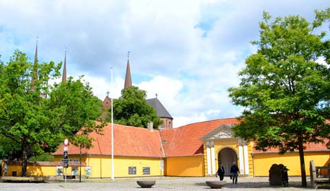 Das königliche Palais in Roskilde