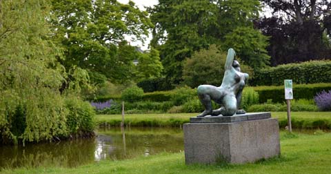 Der Schlosspark in Odense